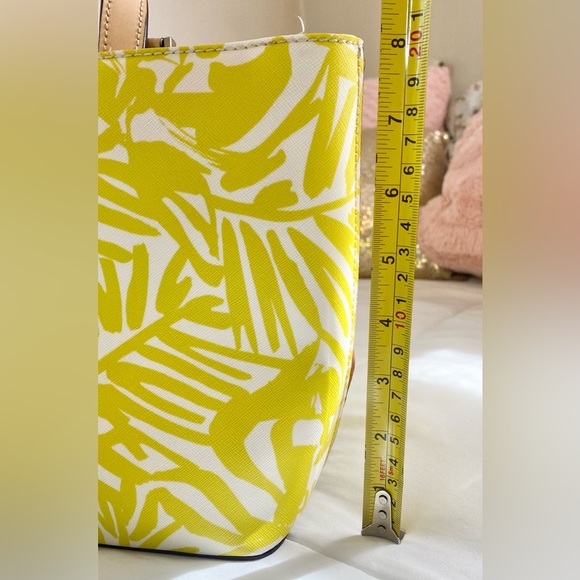 Kate Spade Grant Street Tropical Palm Juno Tote, Green Multi - Picture 8 of 16